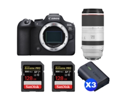 Canon Eos R6 Mark Ii + Rf 100-500mm F/4.5-7.1 L Is Usm + 2 Sandisk 128gb Uhs-ii 300mb/s + 3 Canon Lp-e6nh + Ebook Pricedirect
