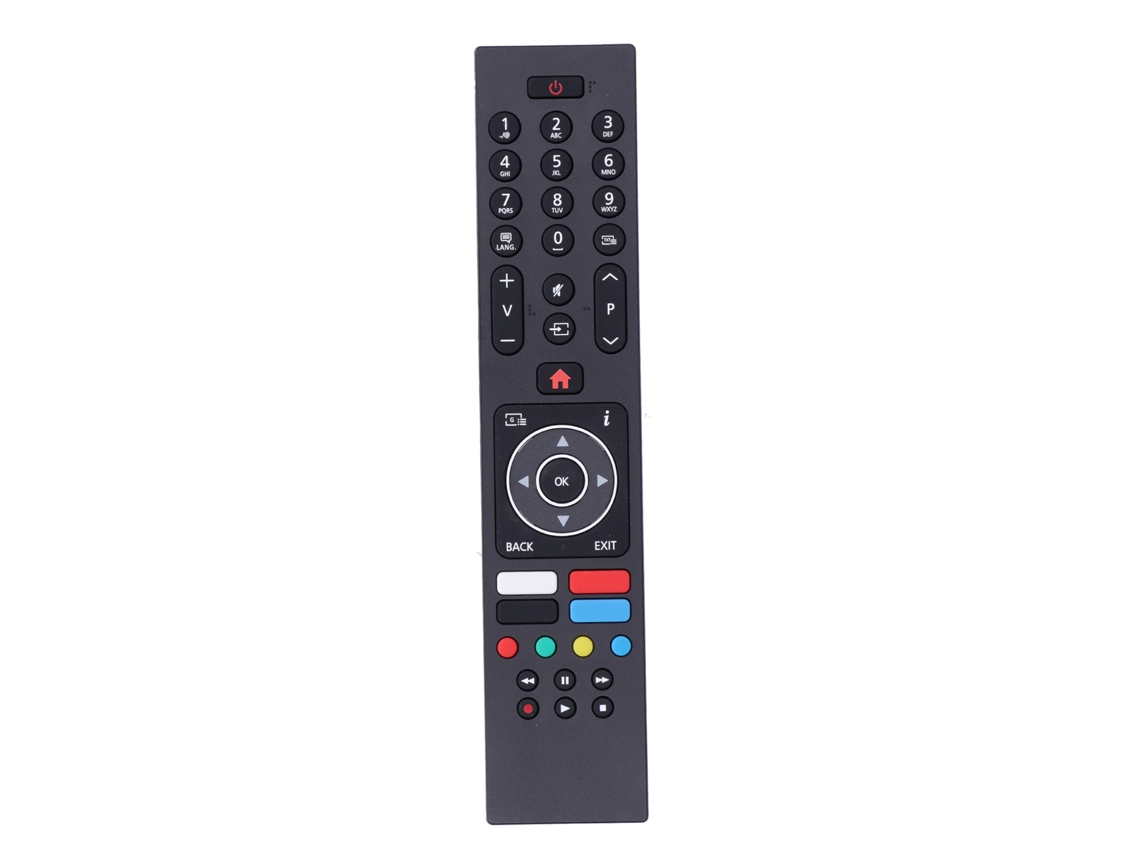 Controle Remoto Tv Rc43135p Para Hitachi Rc43137 Rc43137p Rc43135 Smart 4k Hdtv Substituto