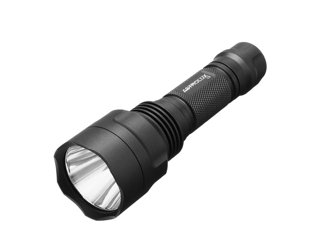 Linterna Táctica Led Astrolux C8 Sst40 De 2200 Lúmenes, 7 Modos, 4 Modos, A6, Larga Distancia, 18650, Color Negro, 5000 K