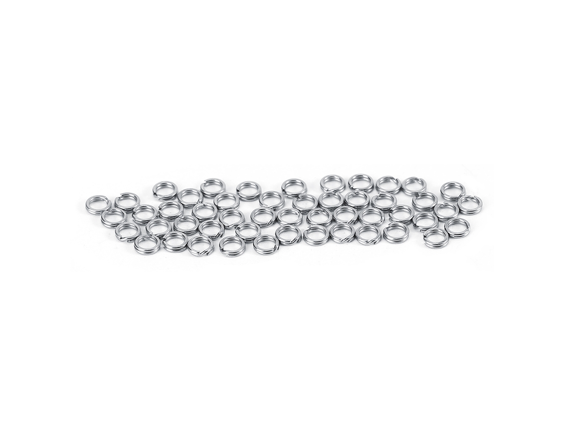 50 Anillos De Conexión De Acero Inoxidable Para Señuelos De Pesca Con Dos Vueltas (4)