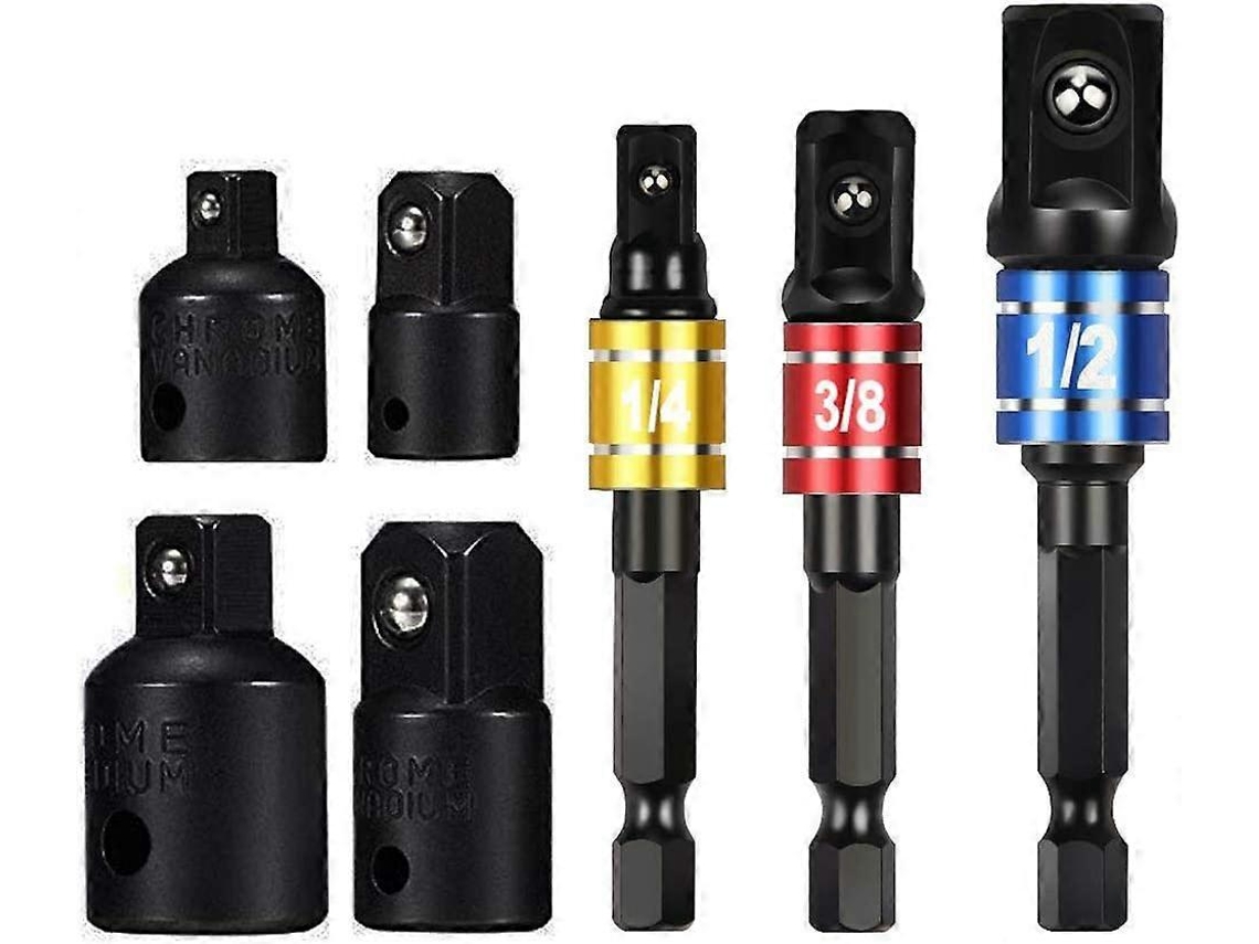 Conjunto De Adaptadores De Enchufe Para Destornillador Sin Cable, 3 Piezas, Acero De Alta Calidad