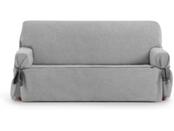 Funda de Sofá 2 Plazas EYSA Universal Premium Valeria Tejido Elástico (180 x 70 x 110 cm - Poliéster y Algodón - Gris)