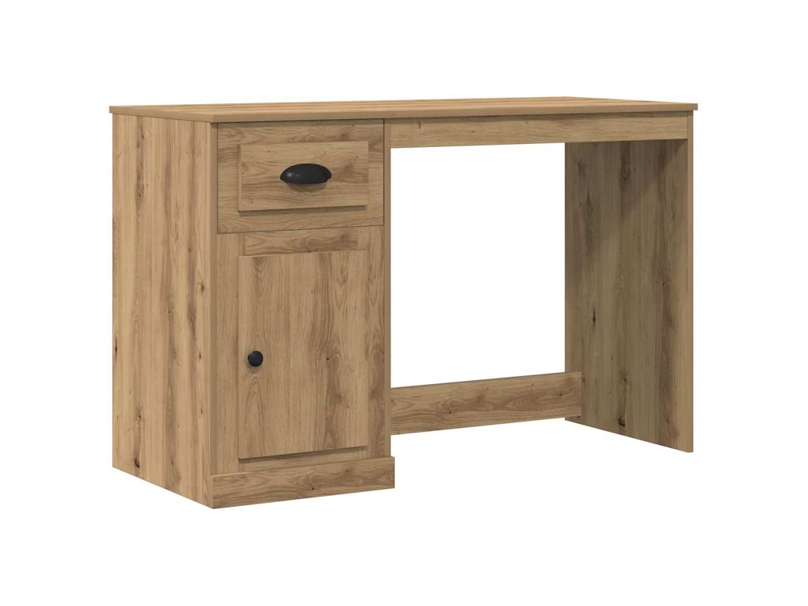 Maison Exclusive - Escritorio Con Cajón Roble Artesanal 50 X 115 X 75 Cm