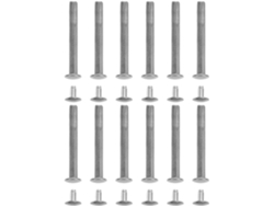 Kit Reparación Ventiladores Plegables Remaches Metálicos