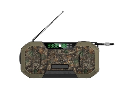 Radio de manivela manual de energía solar de emergencia, cargador tipo batería externa de 5000mAh, luz Flash, Radio de supervivencia para acampar a...