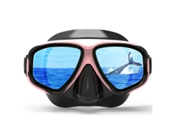 Máscara de snorkel con sellado facial de vidrio templado 3D