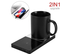 Calentador de tazas USB (calentamiento y carga inalámbricos)