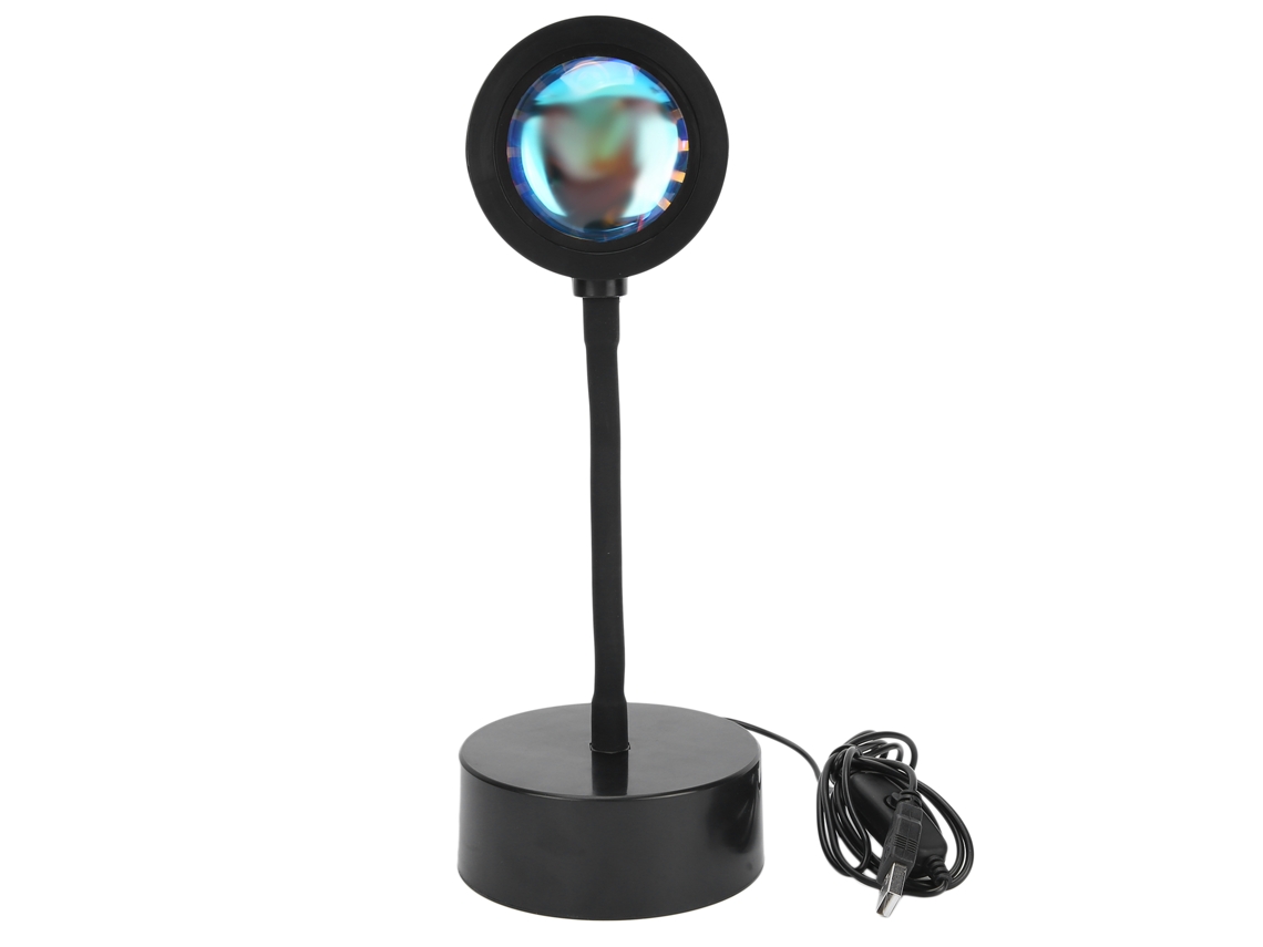 Lámpara De Proyección Led Usb Ajustable Con Rotación De 180 Grados Para Dormitorio.