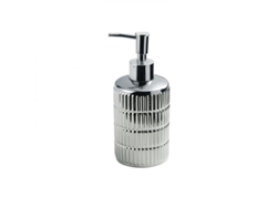 2026-dispensador De Jabón Cerámica, Recipiente Lotion, Dispensador De Jabón Manos Cocina Baño (plateado)