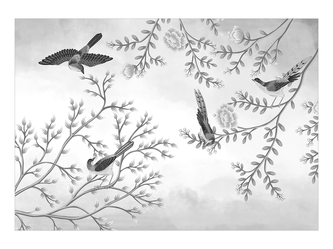 Papel de Pared ARTGEIST Birds in the Garden - Third Variant (300x210)