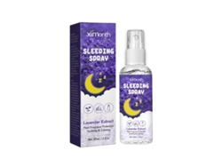 Spray relajante de lavanda para dormir. Aromaterapia para aliviar la ansiedad y mejorar el sueño. 60 ml.