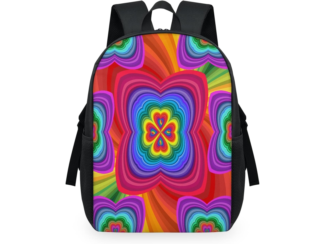 Mochila Tropicallife Estampado Floral Abstracto Para Niños Niñas Hombres Mujeres Versátil Mochila Escolar I