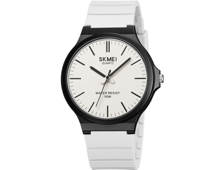 Relojes de pulsera con correa de silicona resistente al agua VEANXIN-Blanco