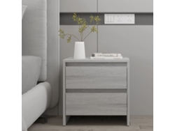 Mesa de Cabeceira LOVELY HOME Mesinha 45X34,5X44,5 Cm Aglomerado Sonoma Cinzento