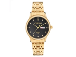 Reloj Hombre Impermeable No Mecánico Acero Inoxidable Calendario Doble Pantalla