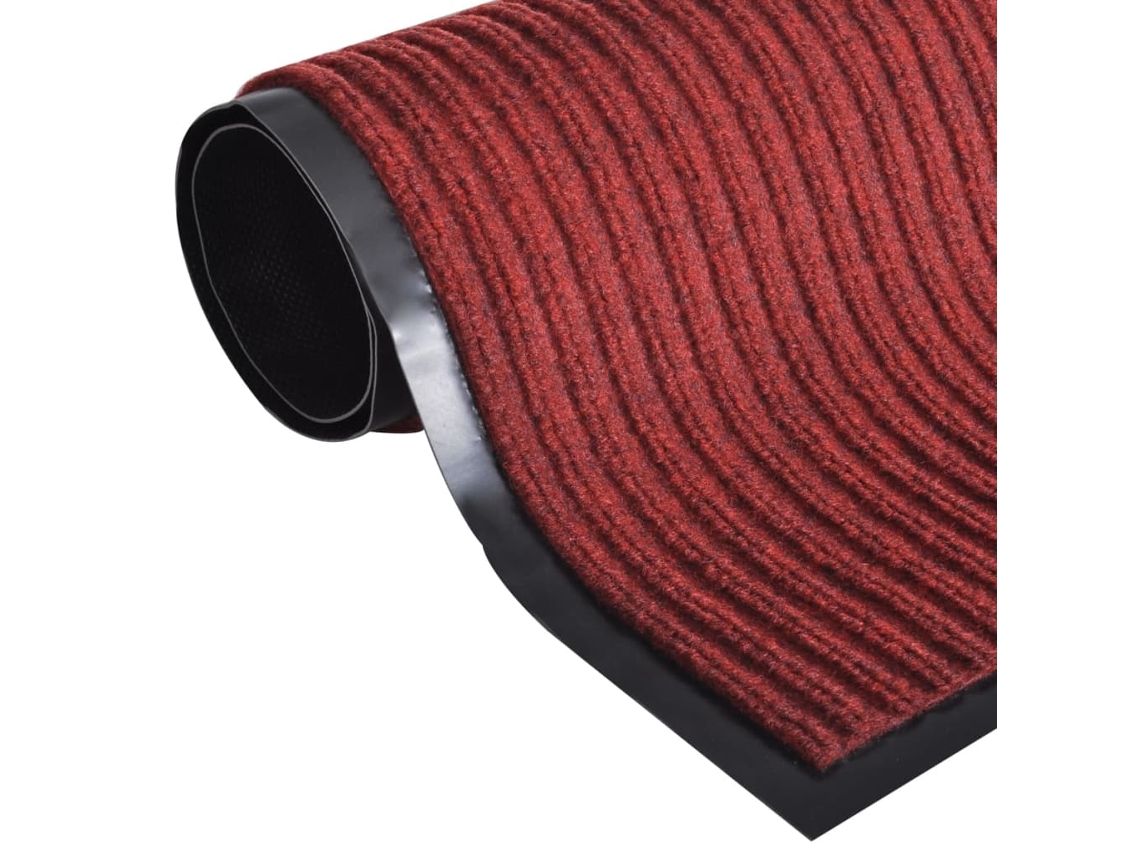 Felpudo De Pvc Rojo De 120 X 180 Cm