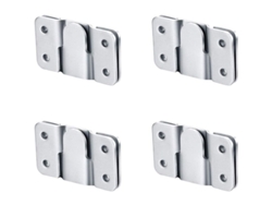 Soportes De Pared Para Cabecero Oculto, Soportes De Montaje De Acero Inoxidable Para Cuadros Y Espejos (4 Pares Grandes)