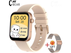 Reloj inteligente Chibear para hombres y mujeres con monitor de frecuencia cardíaca de 24 horas, pantalla de 1,8 pulgadas, Bluetooth, llamadas y más de 120 modos.