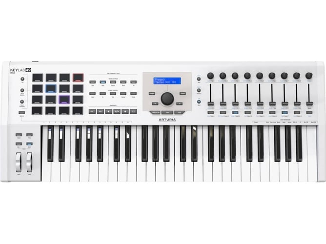 Teclado ARTURIA Keylab MKII 49 (Blanco)