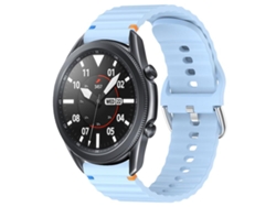 Correa para Samsung Galaxy Watch 3 (45 mm) - Silicona con textura ondulada cosida (22 mm)