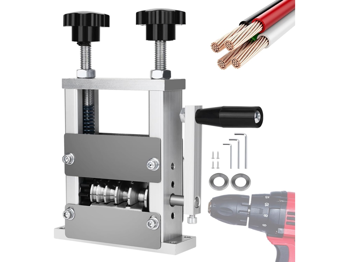 Pelacables manual, herramienta eléctrica ajustable con manivela, dispositivo accionado por manivela para