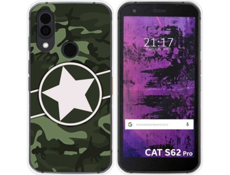 Carcasa CAT S62 Pro TUMUNDOSMARTPHONE Camuflaje 01 Multicolor