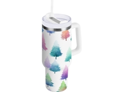 Árbol Navidad Vaso Botella Taza Acero Inoxidable - Vaso Térmico Portátil
