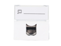 Módulo De Conector De Red Cat6a Rj45, Adaptador Francés, Protección Abs, Accesorio Informático