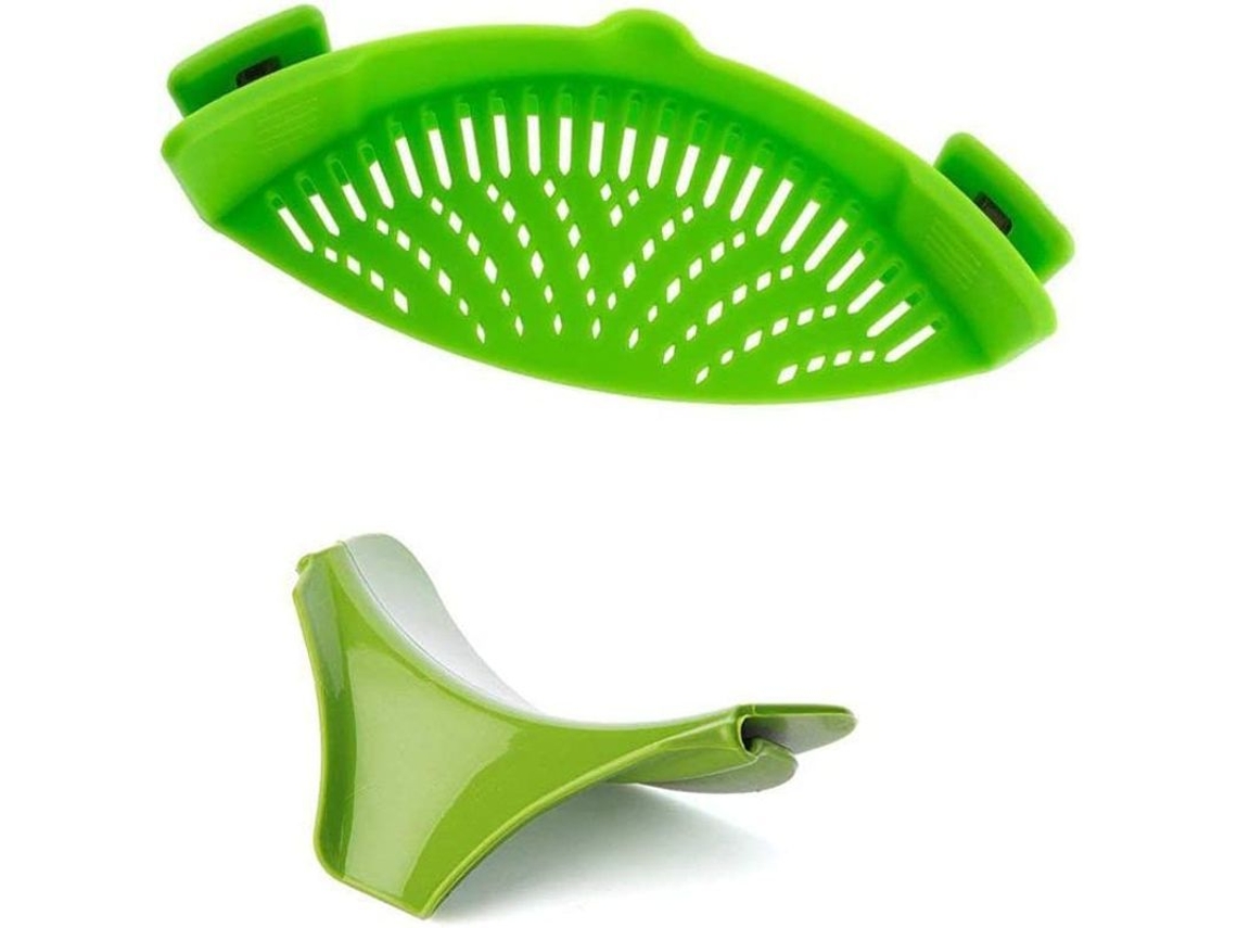 Vaso de sopa universal de silicona resistente al calor y libre de BPA con clip y soporte de silicona con clip.