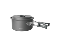 Olla De Camping De Aleación De Aluminio Con Asa Plegable Para Camping, Picnics Y Senderismo.