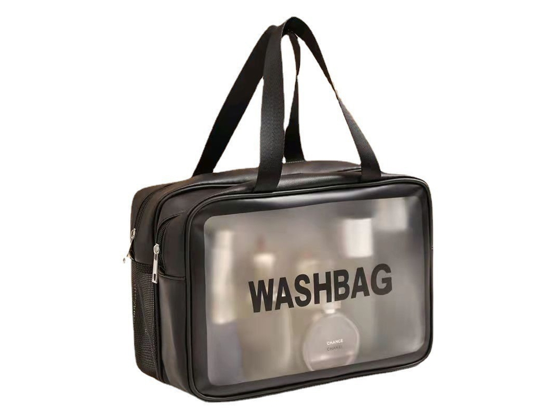 Bolsa de maquillaje transparente de PVC, impermeable, grande, organizador de viaje NEVEANCE