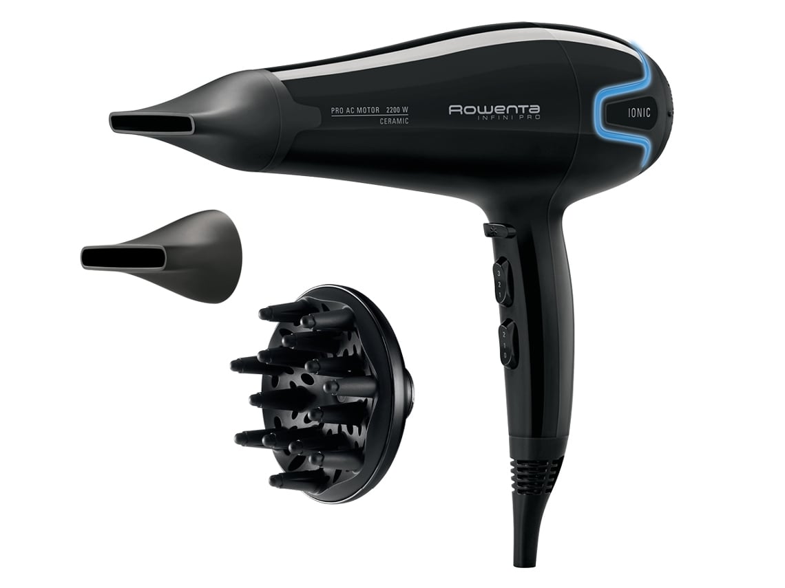 Secador de Pelo ROWENTA INFINI PRO CV8730E0 (2200 W Niveles de