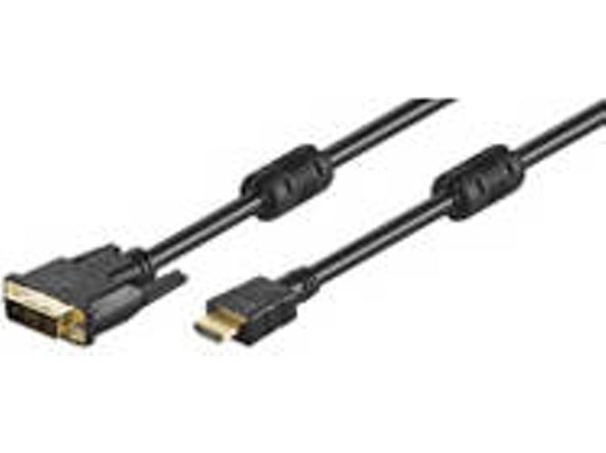 Adaptador de cable de vídeo GOOBAY MMK 630-150 G 1.5m (HDMI-DVI)