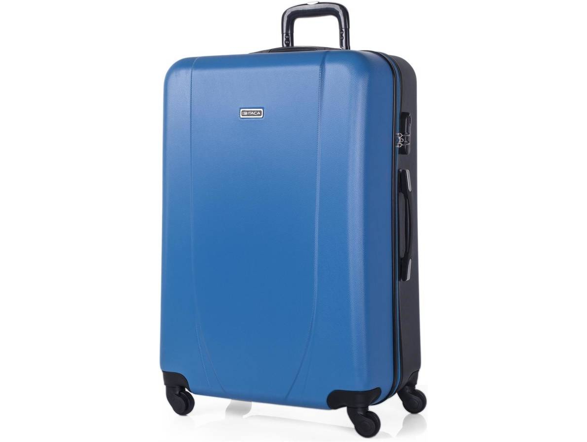 Maleta de Viaje Grande ITACA Abs Texturizado Azul (75x50x30cm - 100 L)