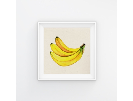 Pack De Láminas Para Enmarcar El Poder Del Potasio. Posters Cuadrados Con Imágenes De Frutas. Marco Blanco