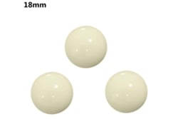 Conjunto Omni de 3 bolas de resina para roleta americana, compatíveis com jogos de cassino nos tamanhos 12/15/18/20/22 mm e 18 mm.