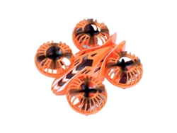 Coche Volador De Juguete Con Inercia, Cuadricóptero, Resistente A Caídas Y Al Desgaste, Color Naranja, Para Niños.