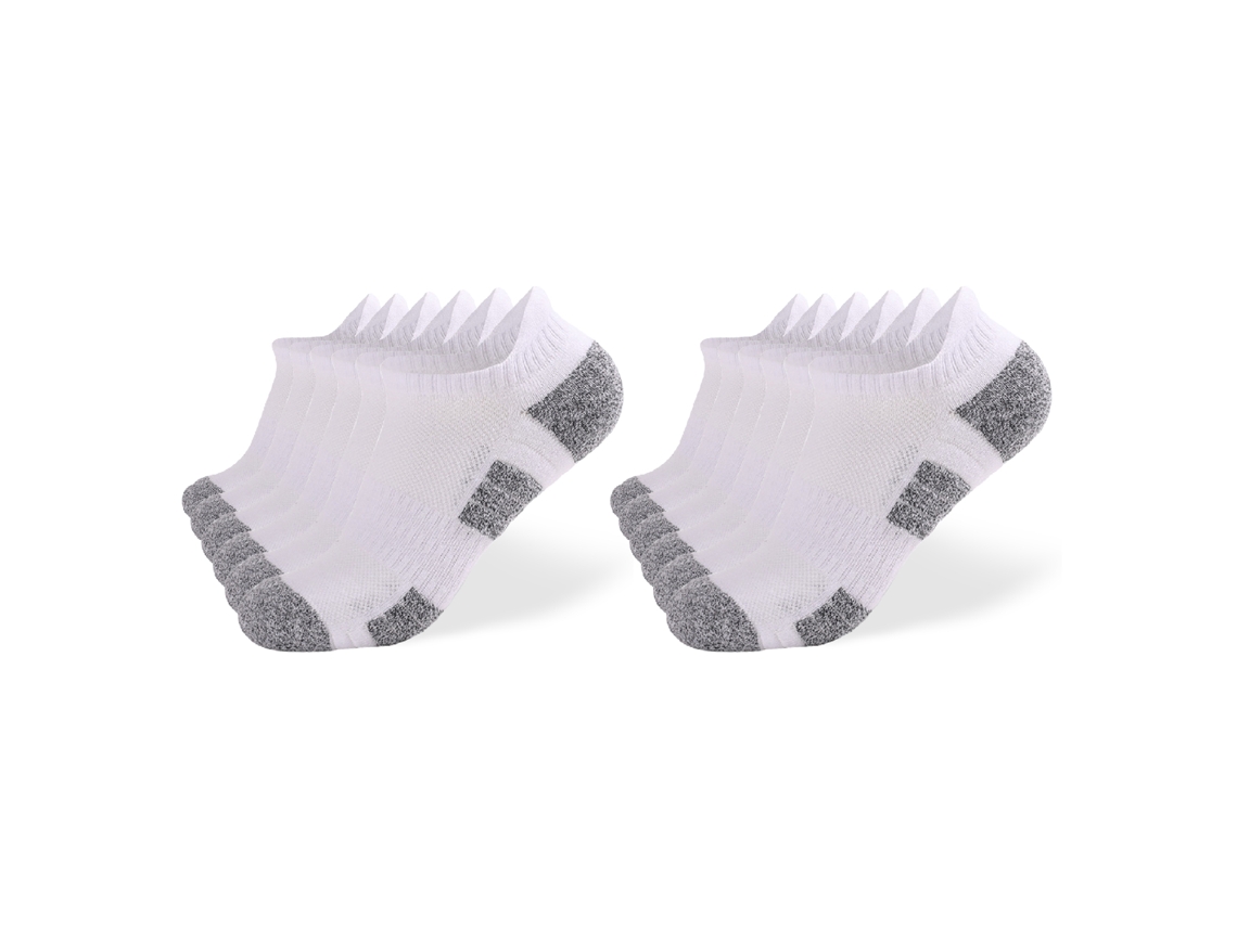 6 Pares De Calcetines Deportivos Transpirables Y Acolchados Para Hombre Y Mujer, Calcetines Deportivos De Tobillo Bajo.
