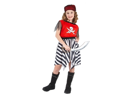 Disfraz de Niña CENTROXOGO Pirata (Tam.: 110-120 CM)