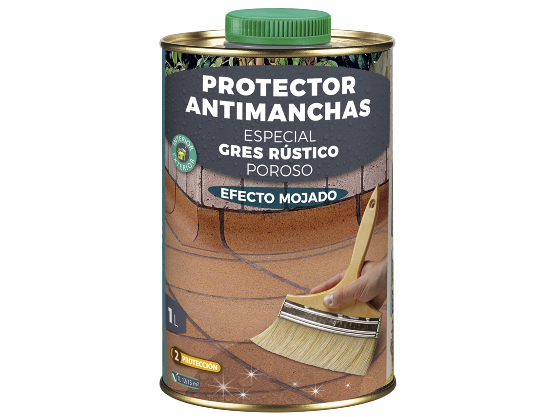 Protector Antimanchas Efecto Mojado Especial Gres Rústico Poroso 1L