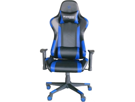 Silla Gaming PRIXTON Predator (Hasta 140 Kg - Elevador a Gas Clase 3 - Azul)