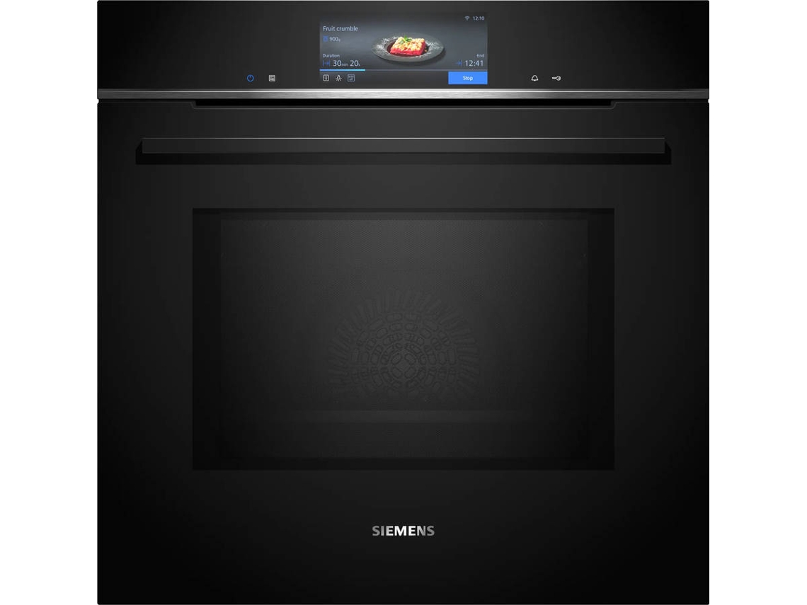 Horno Microondas Integrable SIEMENS HM778GMB1 (67 L - Hidro e Pirolítico - Negro)