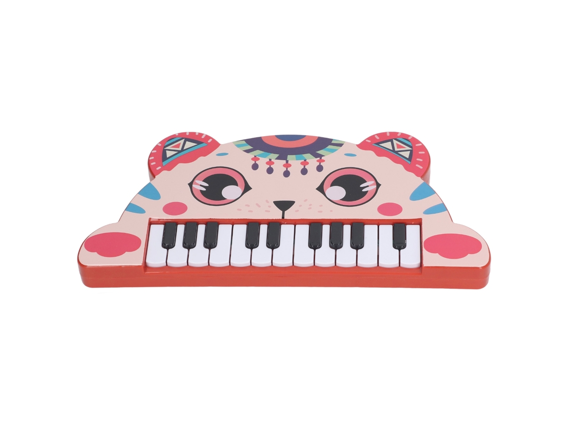 Rebe-piano Electrónico Para Crianças Com Design Infantil Educativo Instrumento Musical Brinquedo Teclado Para Iniciantes Bebê Portátil