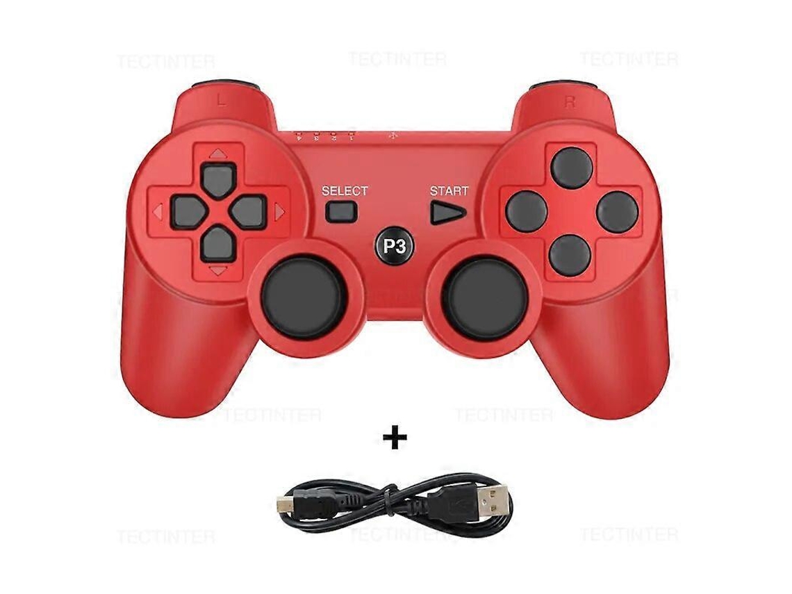 Mando inalámbrico Bluetooth compatible con PlayStation 3, joystick de PS3 y accesorios de mando USB para juegos de PC. Hengjian