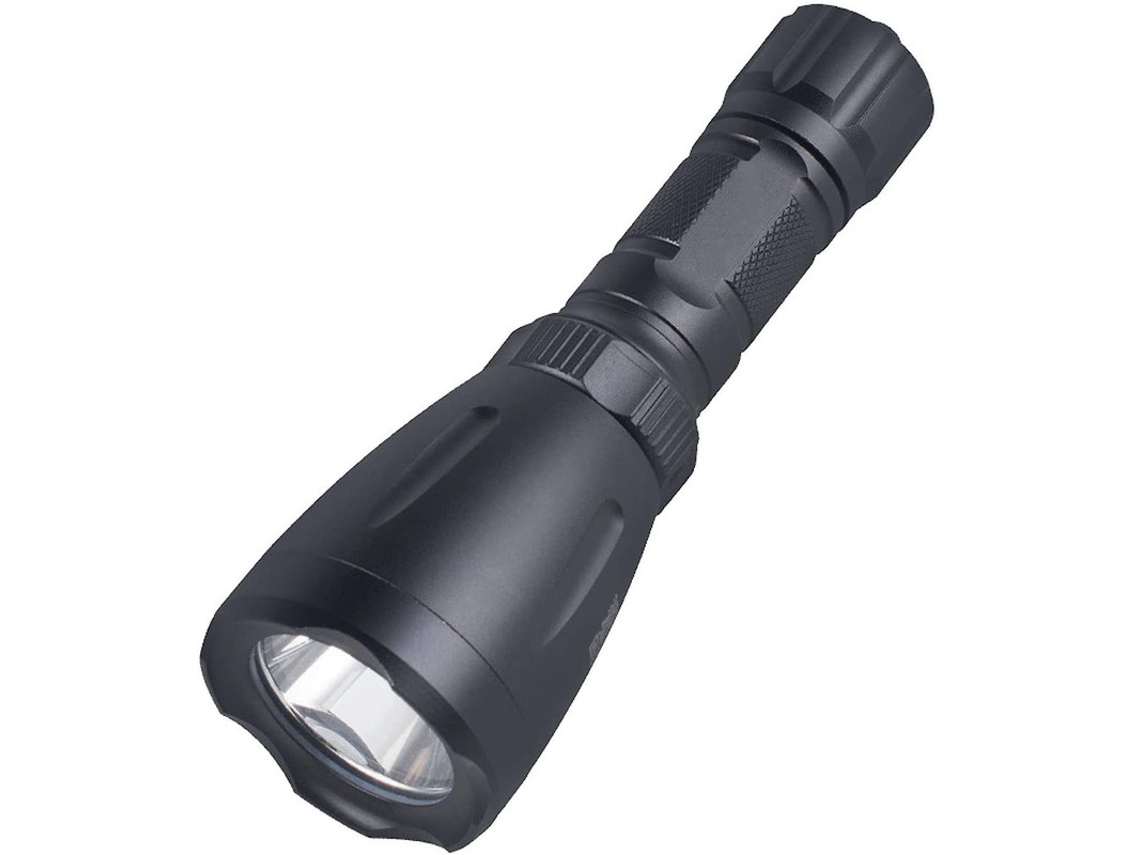 Linterna De Buceo, Linterna De Buceo Luces De Buceo Subacuáticas Recargables Led Súper Brillantes 80m Impermeable Yizhood (negro)