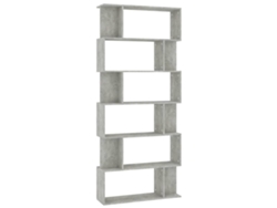 Estantería/Separador de Madera Gris Cemento - MAISON EXCLUSIVE