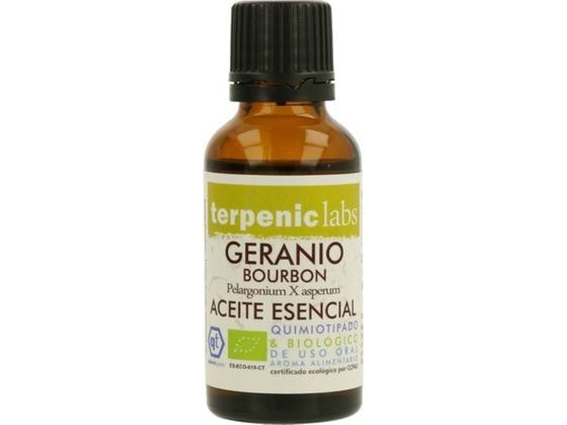 Aceite Essencial TERPENIC Gerânio Bourbon Bio (30 ml de óleo essencial)