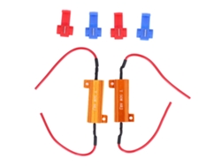 2 Sets Resistencia De Carga 50w 8ohm Kit De Repuesto Sin Error Para Luces Led Drl