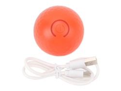 2026-pelota Activada Por Movimiento Para Perros Rodante Automática Con Luz Led Juguete Interactivo Para Perros Pequeños Medianos Grandes Naranja