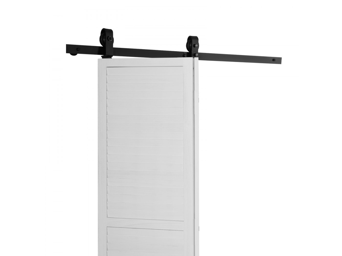Juego de Herrajes y Rieles para Puerta Corredera Plegable 132 cm hasta 150 kg Tekmaquinas